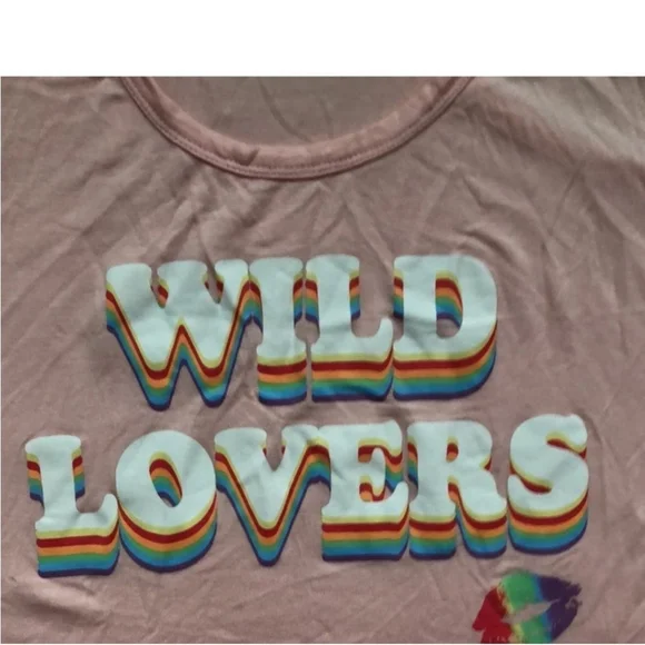 Wildfox “Wild Lovers” Racerback Tank Top Size Small NWT - Picture 3 of 8